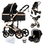 Poussette 3 en 1 BabyGlide - Légère, Multifonction et  Confortable